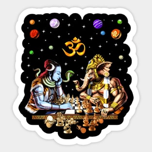 Space Shiva Nataraja Hindu Sticker